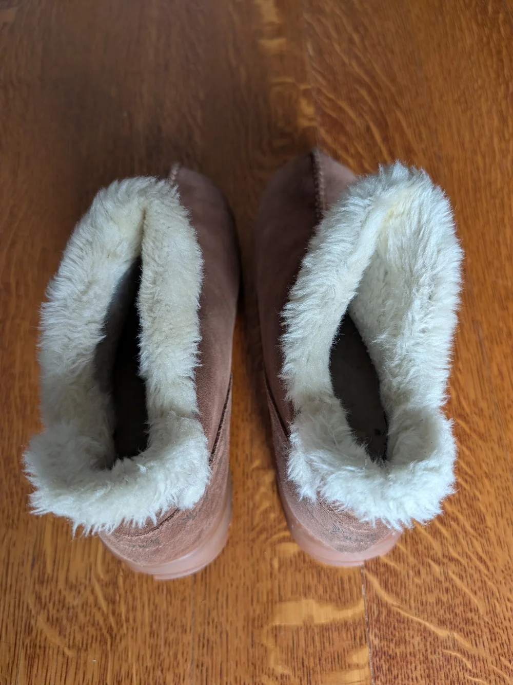 Kamik Brown Ankle Booties Suede Faux Fur Lining Thinsulate Waterproof Women's 9